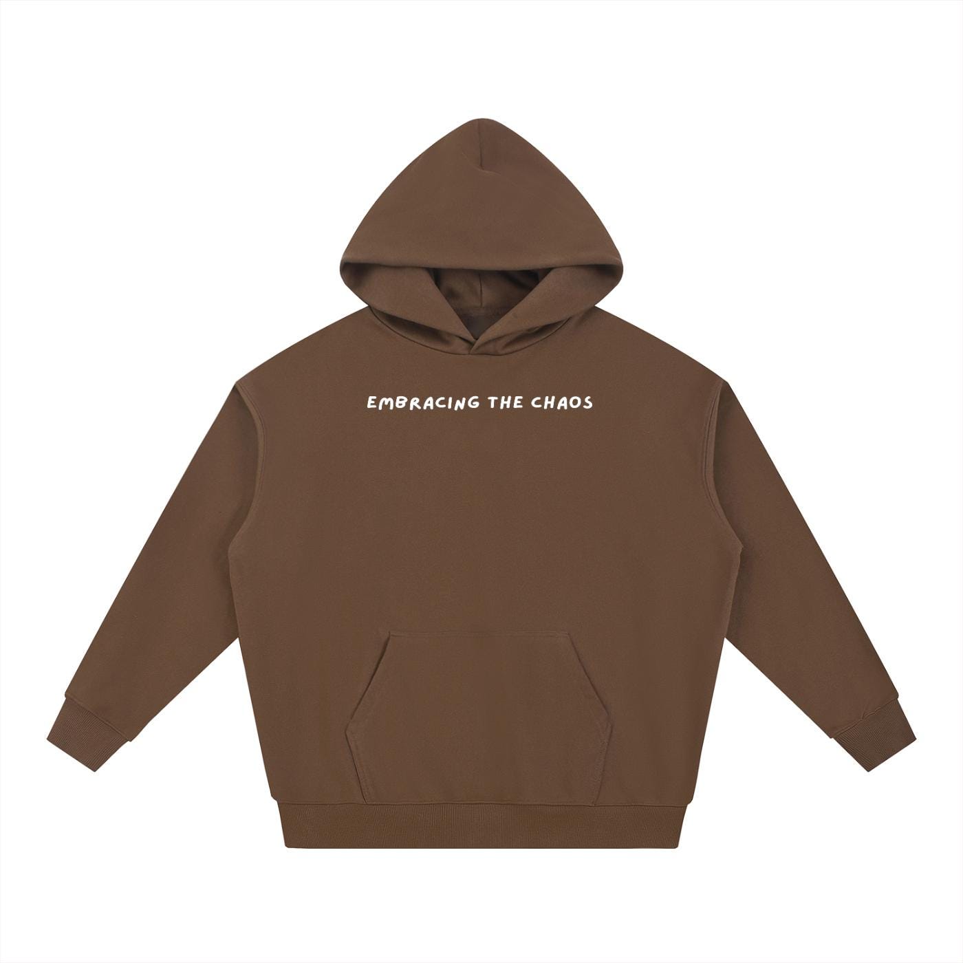 Embracing the Chaos Hoodie for Women | Heavyweight Cotton Blend Pullover Sweatshirt | Cozy Streetwear | Casual Everyday Mom Life Hoodie