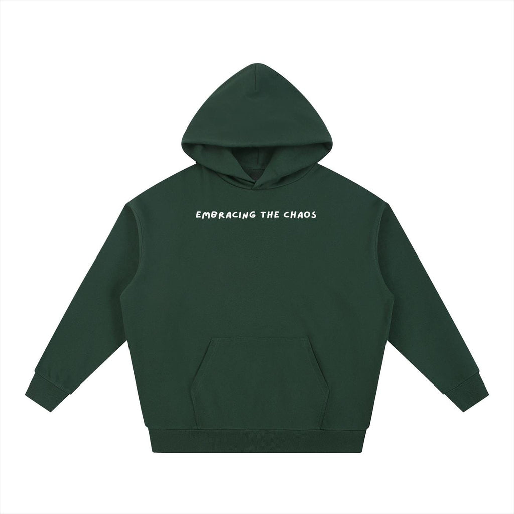 Embracing the Chaos Hoodie for Women | Heavyweight Cotton Blend Pullover Sweatshirt | Cozy Streetwear | Casual Everyday Mom Life Hoodie