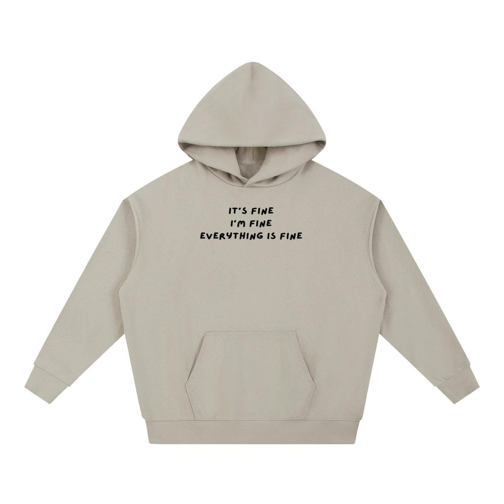 It’s Fine I’m Fine Everything is Fine Hoodie | Heavyweight Cotton Blend Pullover Hoodie | Cozy Casual Streetwear Hoodie for Women