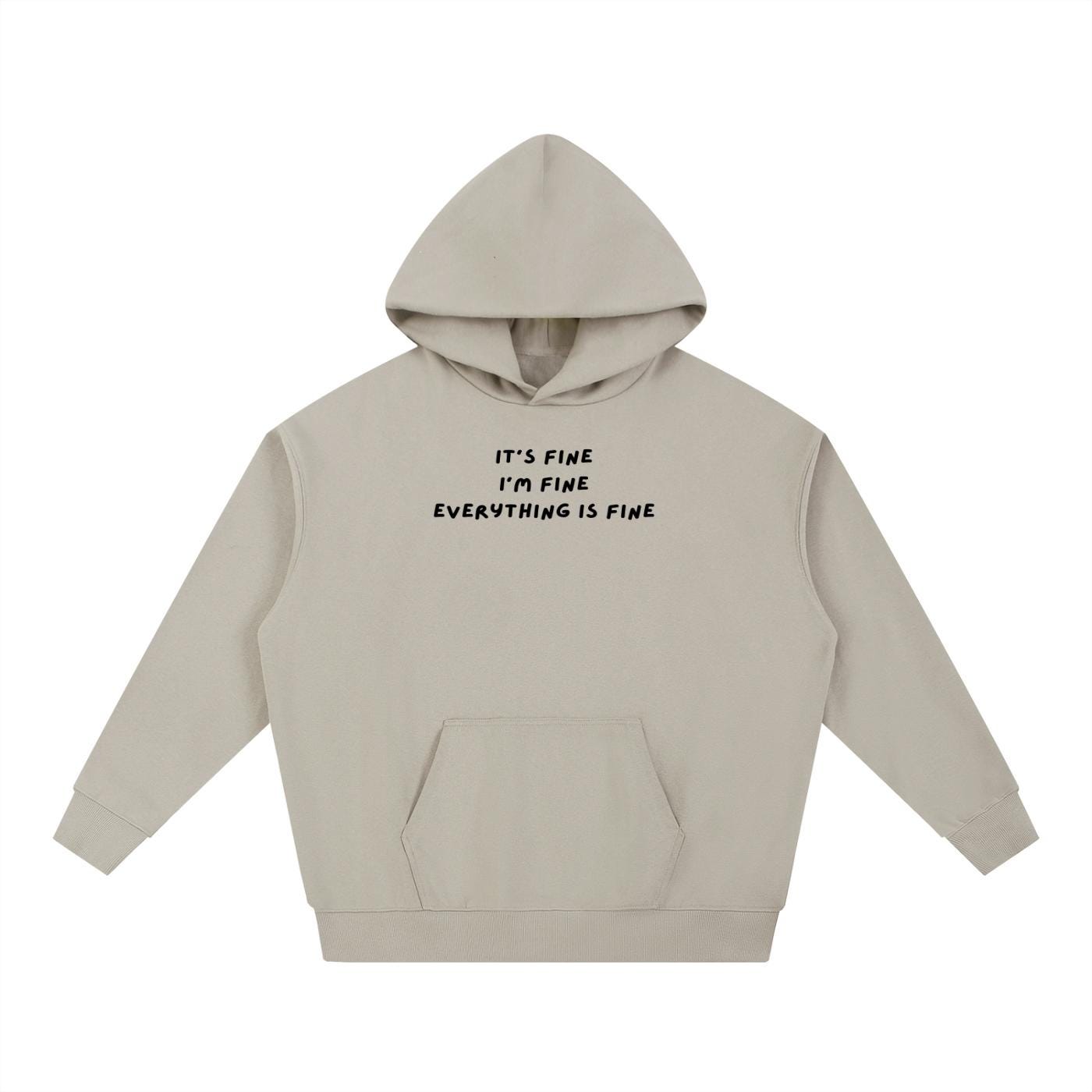 It’s Fine I’m Fine Everything is Fine Hoodie | Heavyweight Cotton Blend Pullover Hoodie | Cozy Casual Streetwear Hoodie for Women