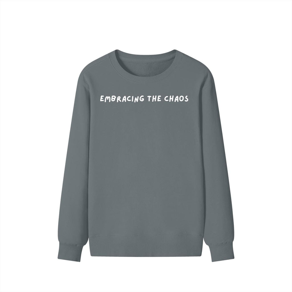 Embracing The Chaos | Unisex Classic Fit Crewneck Pullover | Cozy Cotton Sweater | Aesthetic Hoodie | Minimalist Streetwear