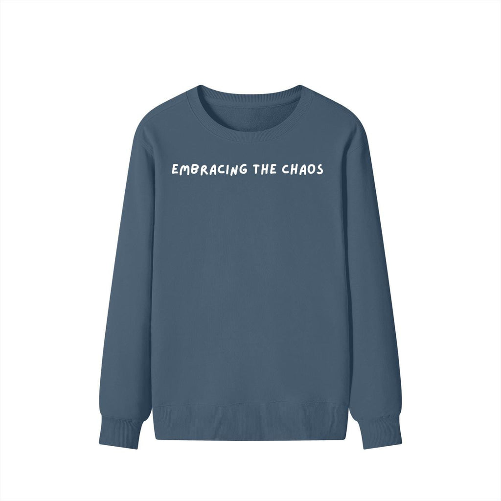 Embracing The Chaos | Unisex Classic Fit Crewneck Pullover | Cozy Cotton Sweater | Aesthetic Hoodie | Minimalist Streetwear