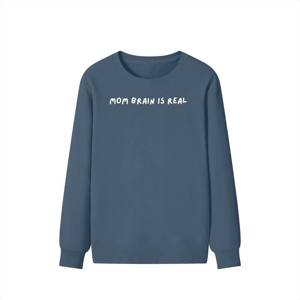 Mom Brain is Real | Unisex Classic Fit Crewneck Pullover | Cozy Cotton Sweater | Funny Mom Sweatshirt | Minimalist Streetwear