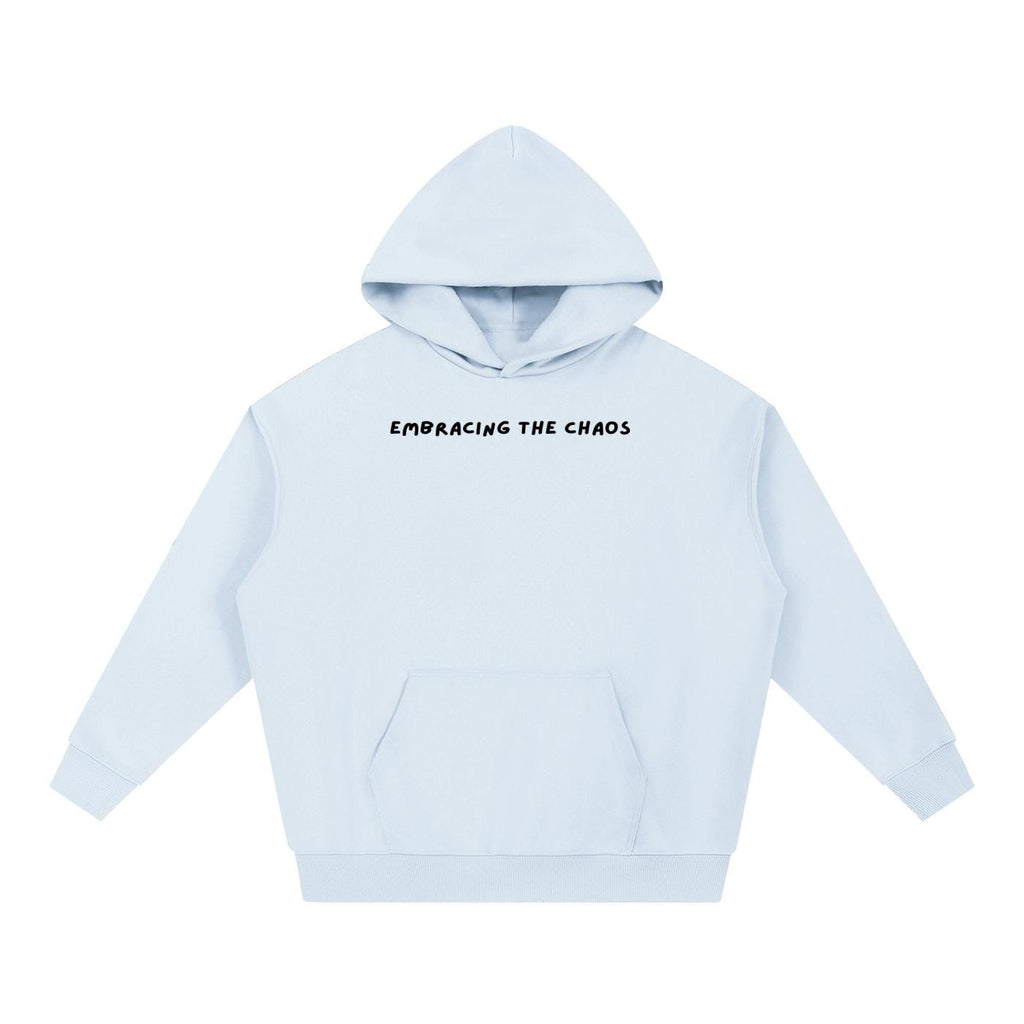 Embracing the Chaos | Heavyweight Cotton Blend Pullover Hoodie | Cozy Casual Streetwear Hoodie for Women