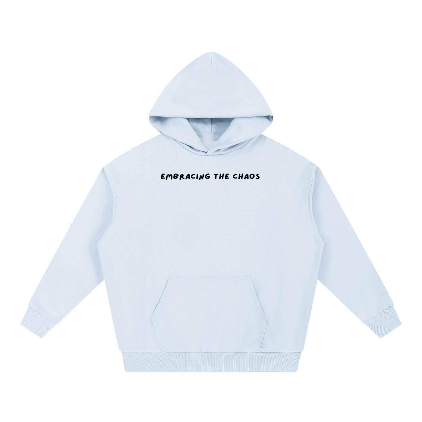 Embracing the Chaos | Heavyweight Cotton Blend Pullover Hoodie | Cozy Casual Streetwear Hoodie for Women