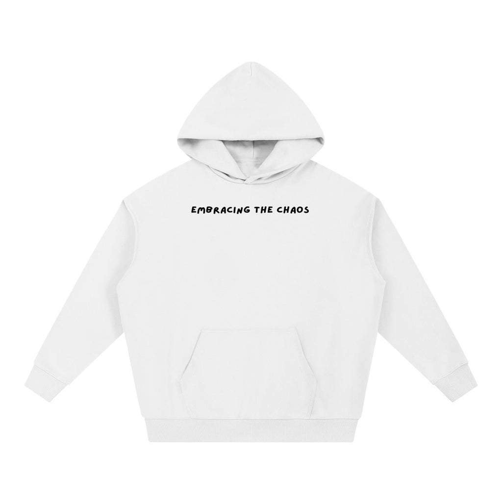 Embracing the Chaos | Heavyweight Cotton Blend Pullover Hoodie | Cozy Casual Streetwear Hoodie for Women