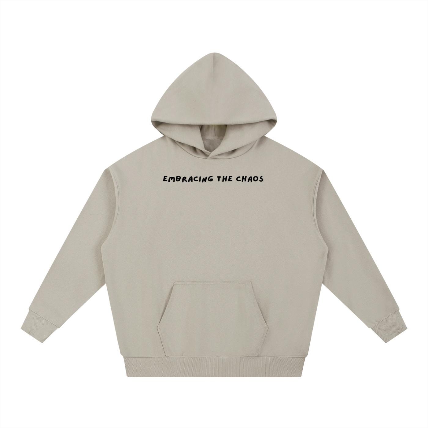 Embracing the Chaos | Heavyweight Cotton Blend Pullover Hoodie | Cozy Casual Streetwear Hoodie for Women