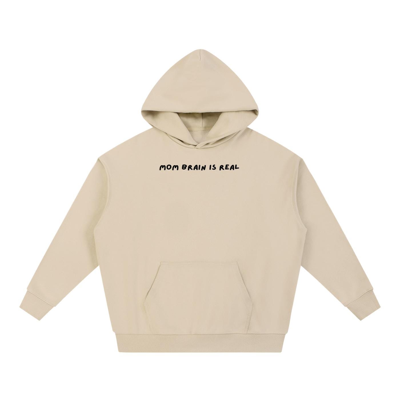 Mom Brain is Real | Heavyweight Hoodie | Cotton Blend Pullover Hoodie | Casual Streetwear Hoodie for Women