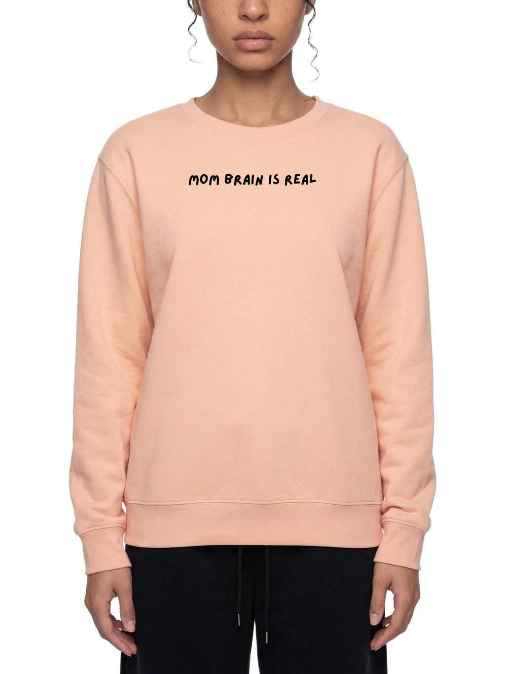 Mom Brain is Real | Oversized Women’s Crewneck Pullover | Mom Life Sweater | Funny Mom Quote Hoodie | Cozy Streetwear
