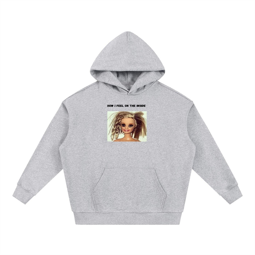 How I Feel On The Inside | Heavyweight Cotton Blend Pullover | Funny Russian Meme Hoodie | Mom Life Humor Sweatshirt | Gift for Mom
