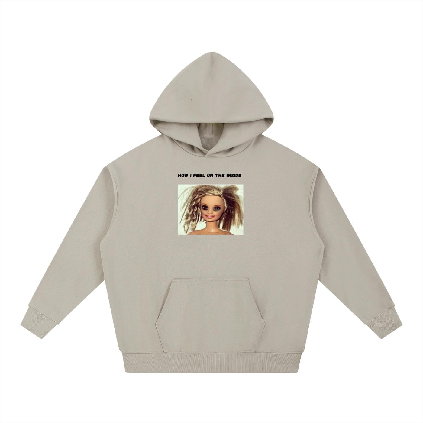 How I Feel On The Inside | Heavyweight Cotton Blend Pullover | Funny Russian Meme Hoodie | Mom Life Humor Sweatshirt | Gift for Mom