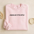 Мама Не В Ресурсе | Unisex Cotton Sweatshirt Classic Fit | Cozy Crewneck Pullover | Minimalist Streetwear | Funny Mom Life Sweatshirt