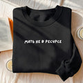 Мать Не В Ресурсе | Funny Mom Burnout Crewneck Pullover | Cozy Cotton Sweater | Minimalist Streetwear | Everyday Mom Outfit
