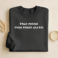 Ваше Мнение Очень Важно Для Вас | Dark Color Unisex Cotton Sweatshirt Classic Fit | Cozy Crewneck Pullover