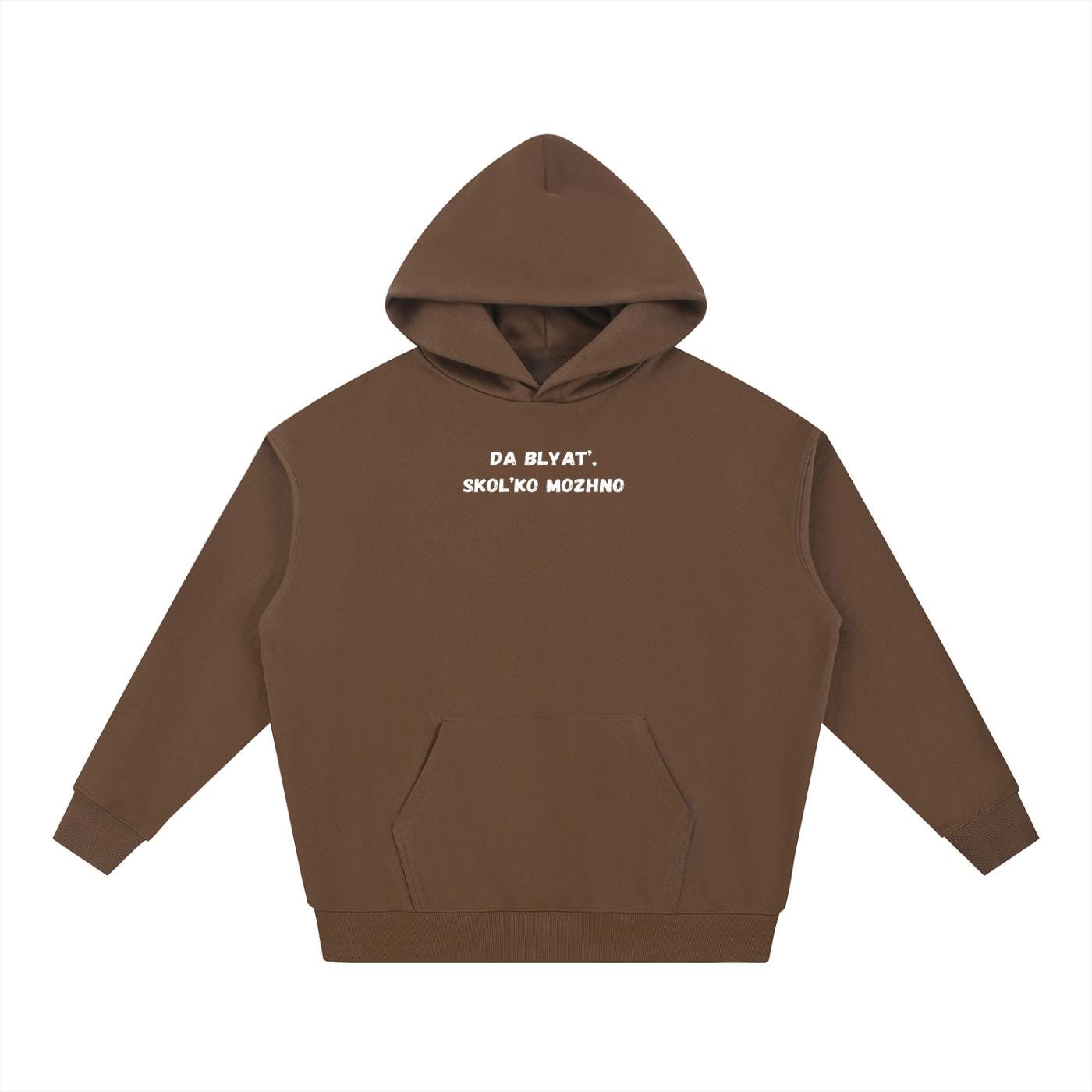 Da Blyat’, Skol’ko Mozhno | Heavyweight Hoodie | Cotton Blend Pullover Hoodie | Funny Russian Quote Hoodie | Casual Streetwear for Women