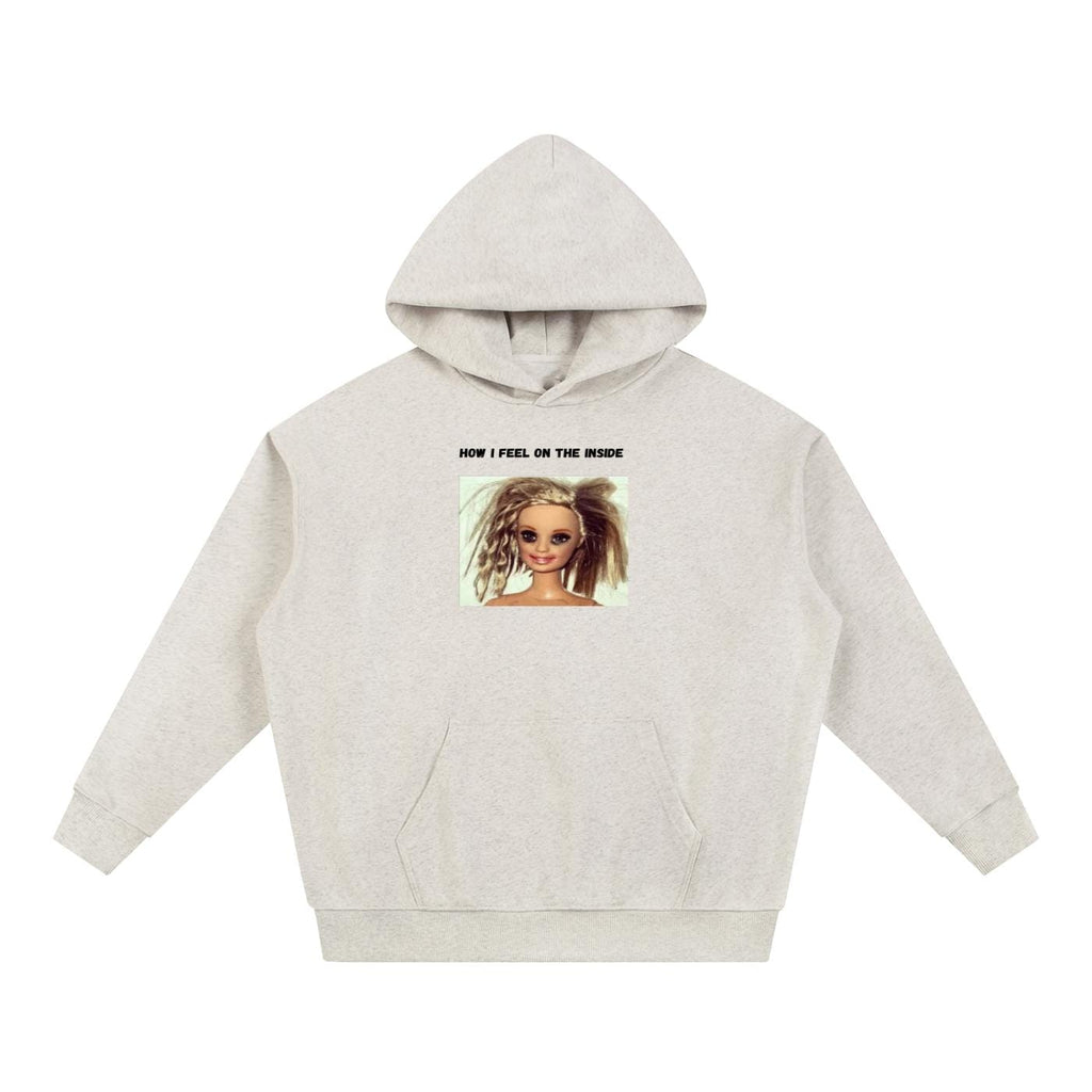 How I Feel On The Inside | Heavyweight Cotton Blend Pullover | Funny Russian Meme Hoodie | Mom Life Humor Sweatshirt | Gift for Mom