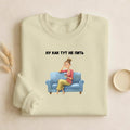 Ну Как Тут Не Пить | Cozy Cotton Crewneck Pullover | Minimalist Russian Quote Sweater | Funny Humor Streetwear | Casual Relaxed Fit Outfit