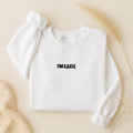 ПИЗДЕЦ | Oversized Crewneck Sweatshirt Loose Fit | Minimalist Russian Meme Quote Pullover | Cozy Casual Streetwear Sweatshirt