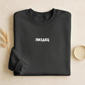 ПИЗДЕЦ | Cozy Crewneck Pullover | Funny Russian Meme Sweater | Minimalist Streetwear | Relatable Chaos Quote Shirt
