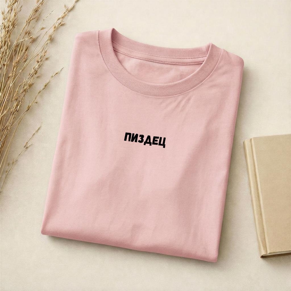 ПИЗДЕЦ | Funny Russian Quote Tee | Slim Fit Cotton Graphic Shirt | Dark Humor Sarcasm Tee | Casual Everyday Streetwear Top