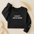 Da Blyat’, Skol’ko Mozhno | Oversized Crewneck Sweatshirt Loose Fit | Minimalist Russian Meme Quote Pullover | Cozy Streetwear Sweatshirt
