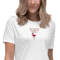 1Мать на отдыхе без детей - это вхламинго | Funny Russian Mom T-Shirt | Mom Vacation Shirt | Gift for Mom | Soft Cotton Tee