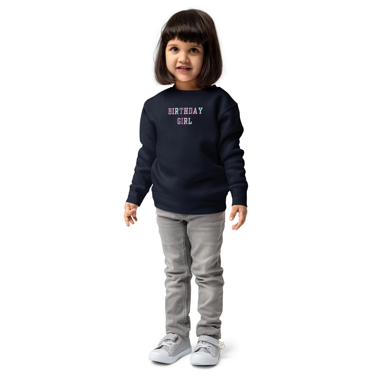 Birthday Girl | Girls’ Birthday Sweatshirt | Cute Birthday Party Outfit | Colorful Kids Pullover | Birthday Gift for Girls