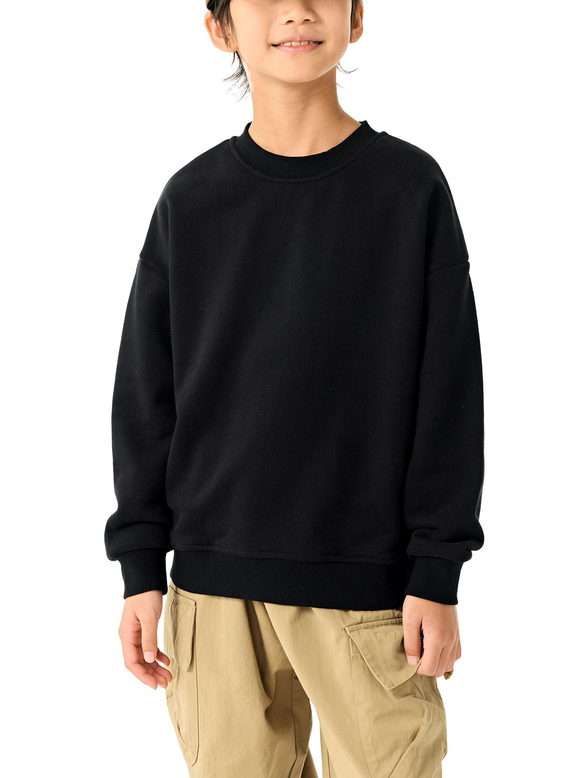 Не хочу, Essential Fleece Sweatshirt, Russian Kids Crewneck, Funny Toddler Pullover, Loose Fit Long Sleeve Top