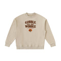 Gobble Till You Wobble Kids Sweatshirt, Funny Thanksgiving Turkey Sweatshirt, Essential Fleece Crewneck, Kids Fall Outfit, Grandkids Gift